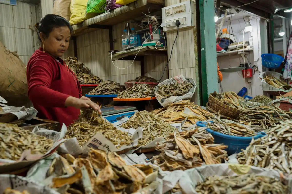 A walk in the oldest market.